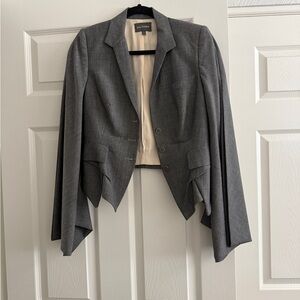 Zac Posen Charcoal and Beige Jacket